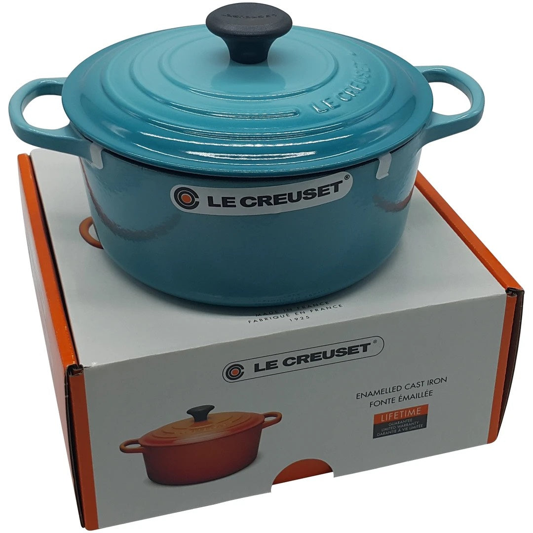 [ Le Creuset ] 圓形琺瑯鑄鐵鍋24厘米 | 4種顏色可供選擇