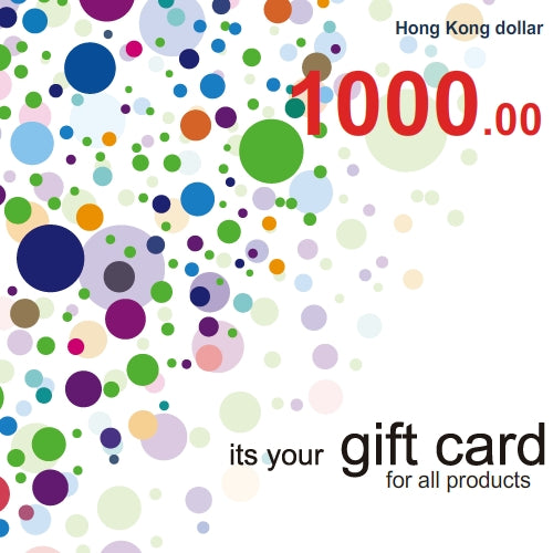 HK$1000 Gift card