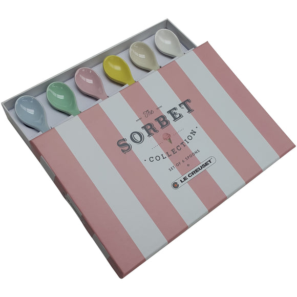 [ Le Creuset ] sorbet collection set of 6 teaspoon